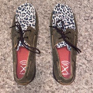 Twisted X leopard shoes